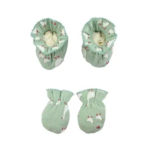 윈터몰리 오가닉 손발싸개 세트 <br /> Winter Molly Organic Mittens & Booties Set