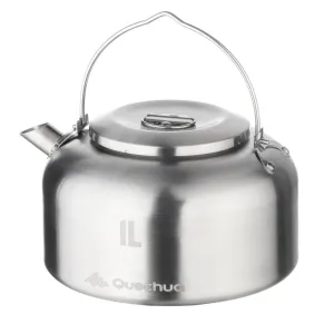 1 L Stainless Steel Kettle 500 for camping, bivouacking and hiking.