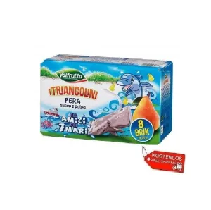 12x Valfrutta I Triangolini Pera Birne Fruchtsaft 8x100ml