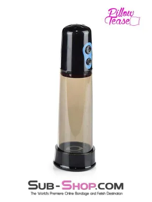 1575M-SIS      Sissy Tease Auto Vacuum Black Penis Pump