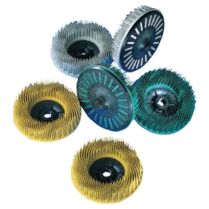 3M™ Scotch-Brite Bristle Discs, 4 1/2 in, 50, 12,000 rpm, Green, 048011-24241