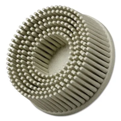 3M™ Scotch-Brite Roloc Bristle Discs, 3 in, 80, 15,000 rpm, Brown, 048011-18736