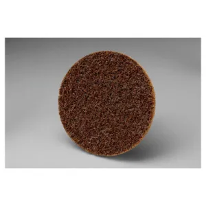 3M™ Scotch-Brite Roloc Discs, 3 in, 18,000 rpm, Aluminum Oxide, Maroon, Metal Button, 048011-13258