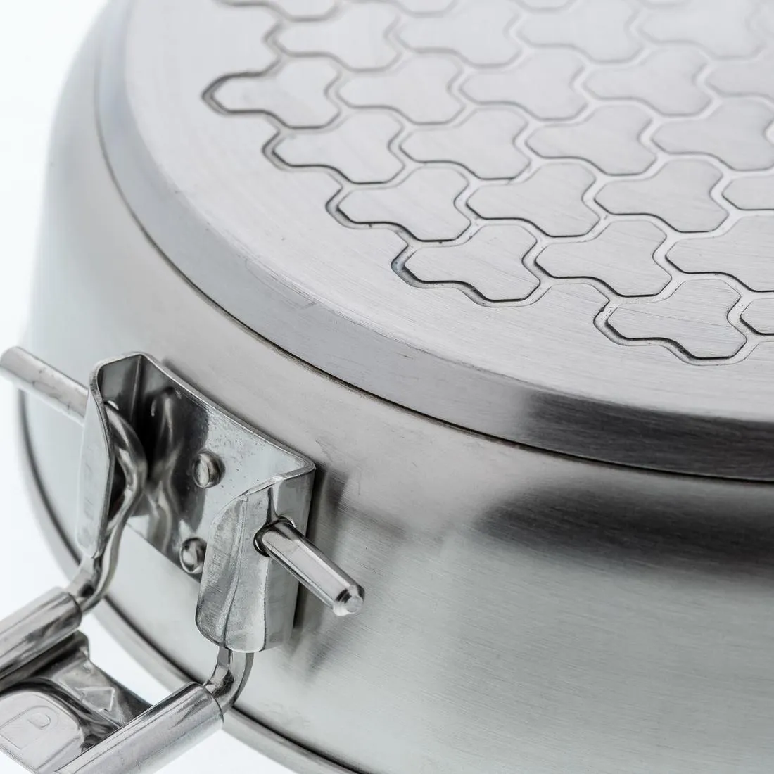 4-person stainless steel   non-stick camping cookset
