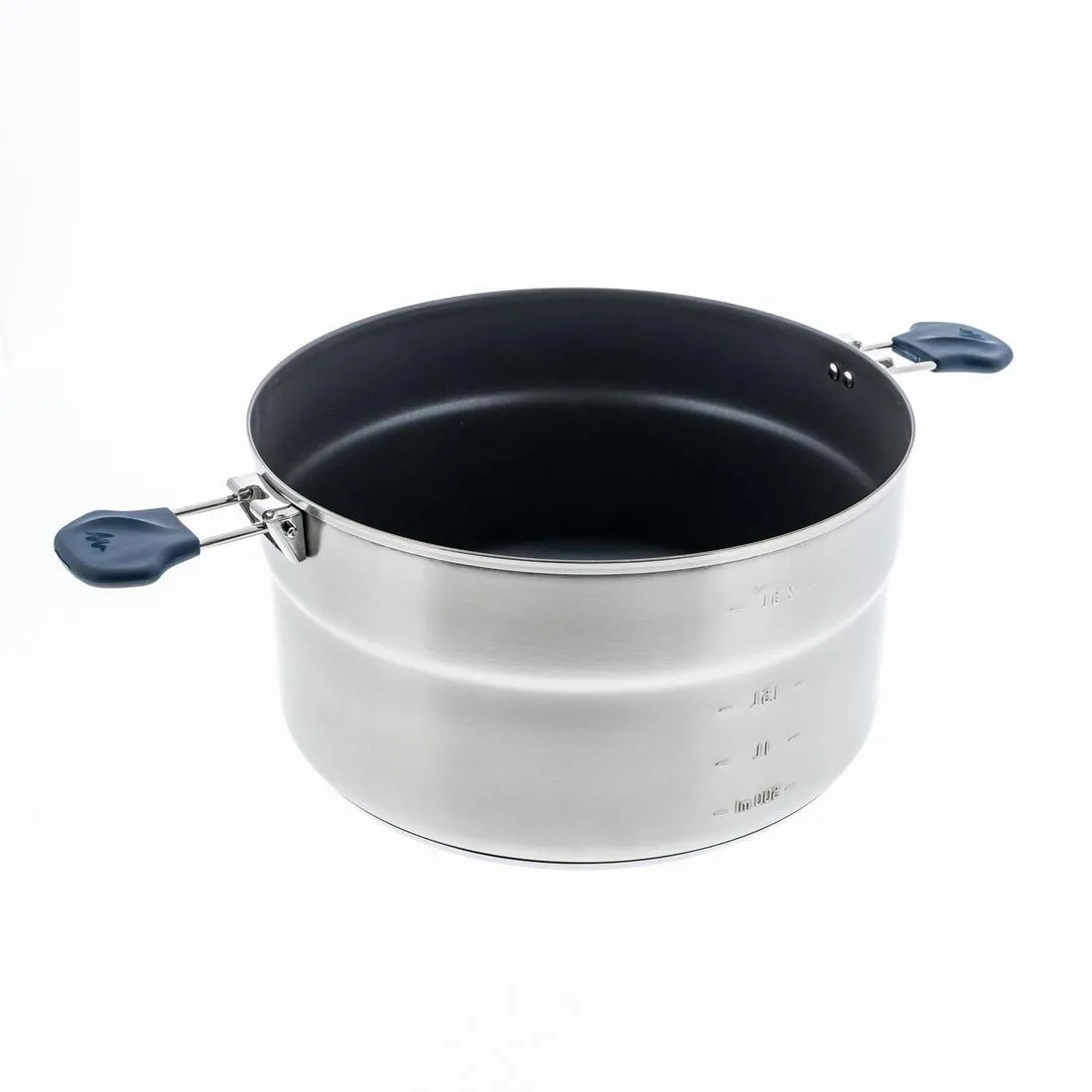 4-person stainless steel   non-stick camping cookset