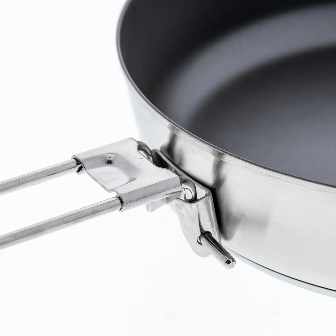 4-person stainless steel   non-stick camping cookset