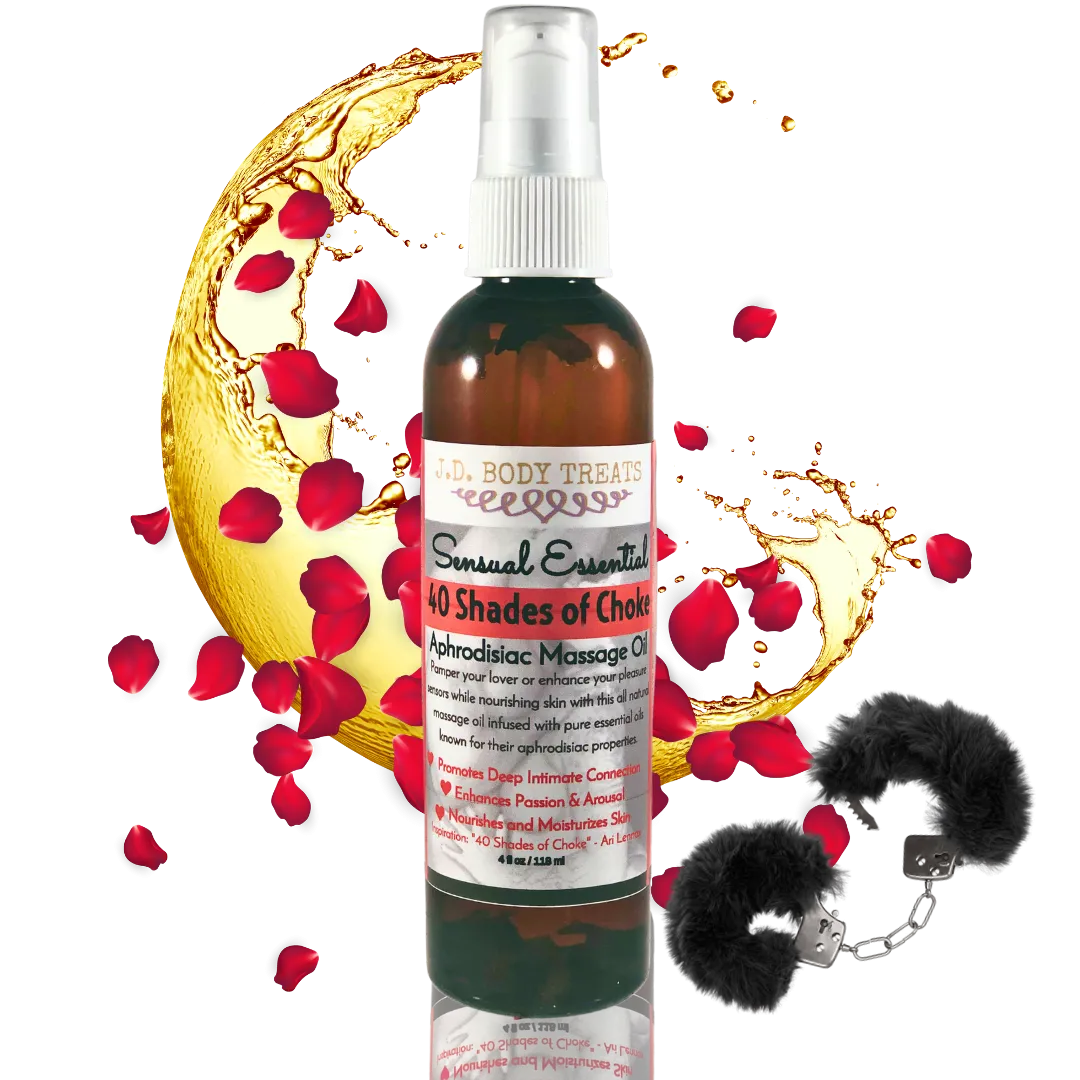 40 Shades of Choke - Aphrodisiac Massage Oil