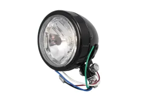 4" Round Headlight - Black