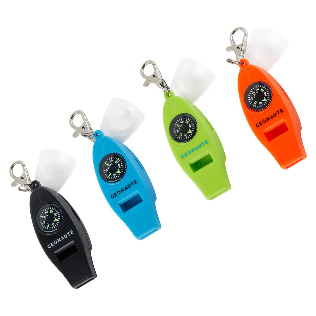 50 MULTI-PURPOSE WHISTLE AND ORIENTEERING COMPASS