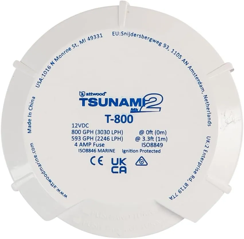 5622-6 Attwood 800GPH Pump Cartridge