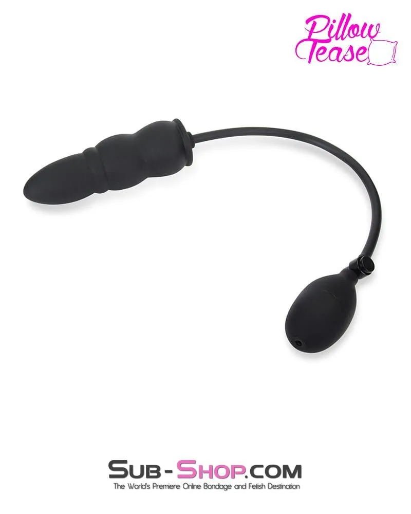 7029E      Inflatable Rubber Graduated Dildo