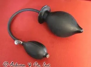 7355D-SIS      Sissy's Inflatable Solid Latex Butt Plug