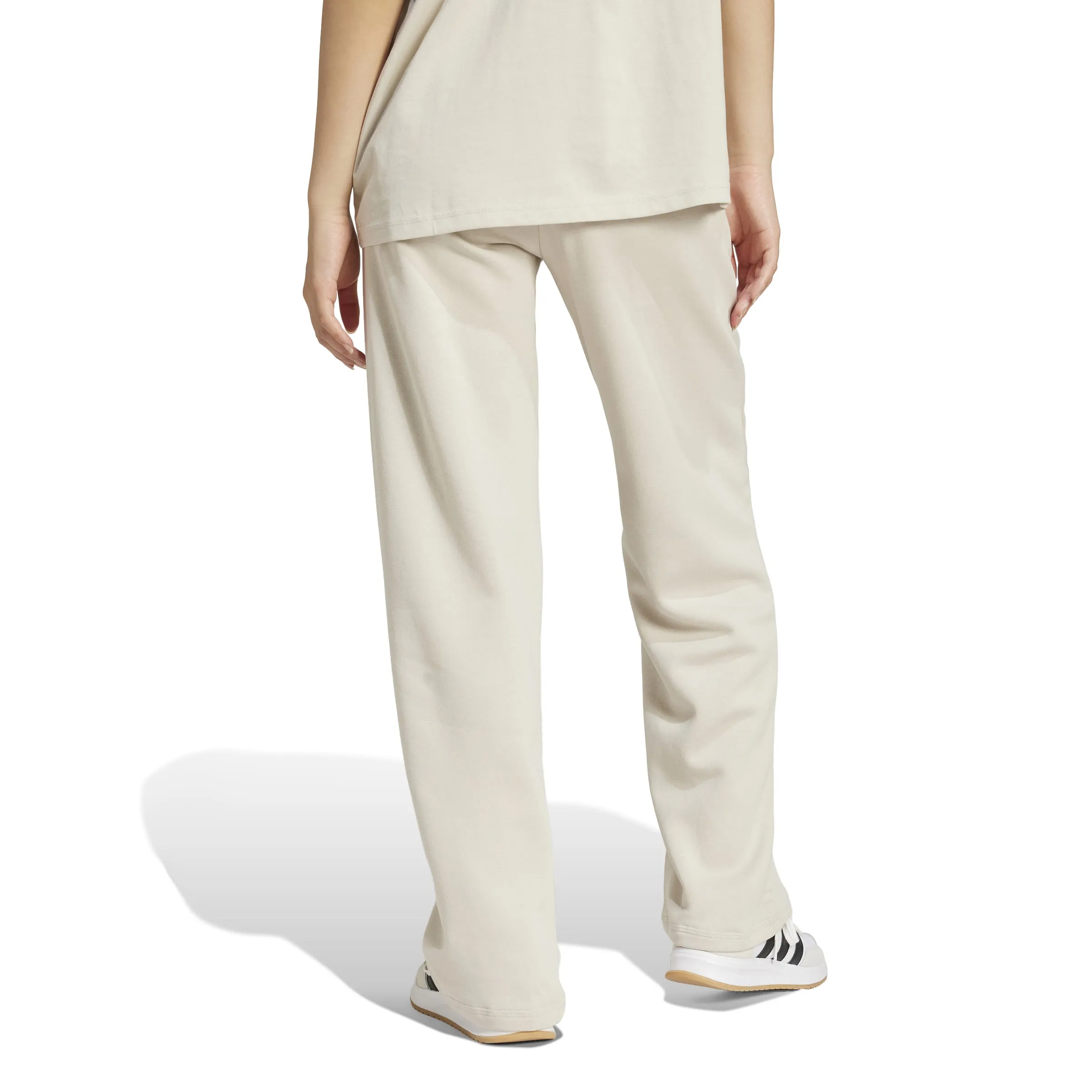 adidas Essentials Small Logo Feel Cozy Open-Hem Womens Joggers