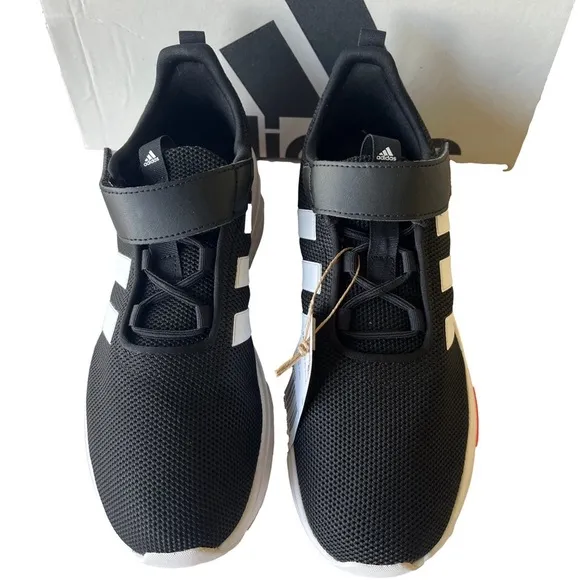 Adidas Kids Racer TR23 El K Running Shoes 5.5 core black