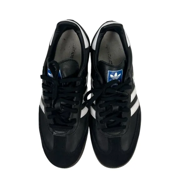 Adidas Kids Samba OG Shoes Black White Gum US 5.5 Soccer Futbol IE3676 Athletic