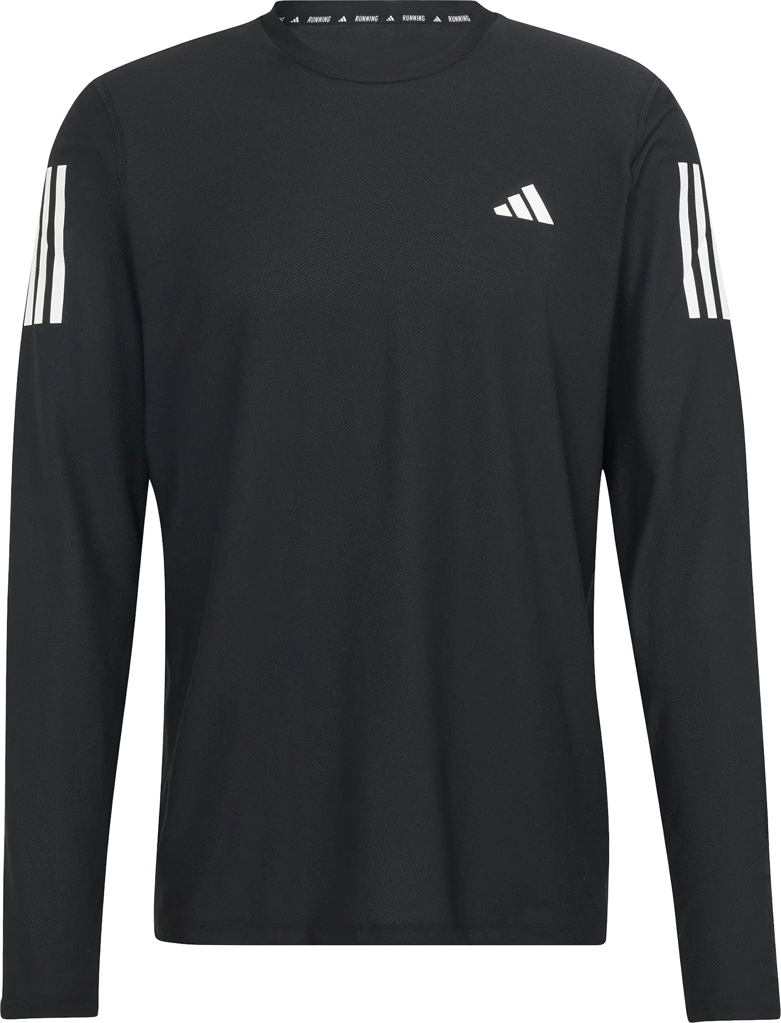adidas Own The Run Long Sleeve Mens Running Top - Black