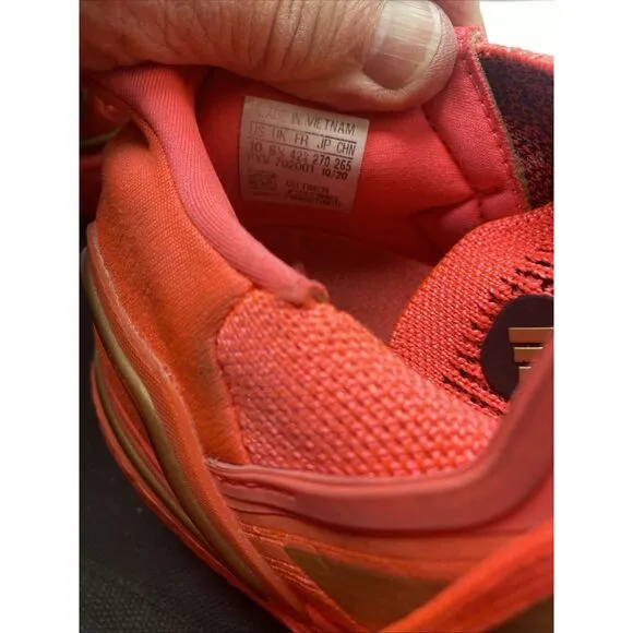 Adidas UltraBoost 20 Women Sz 10 Signal Orange Athletic Road Running Shoes 3674