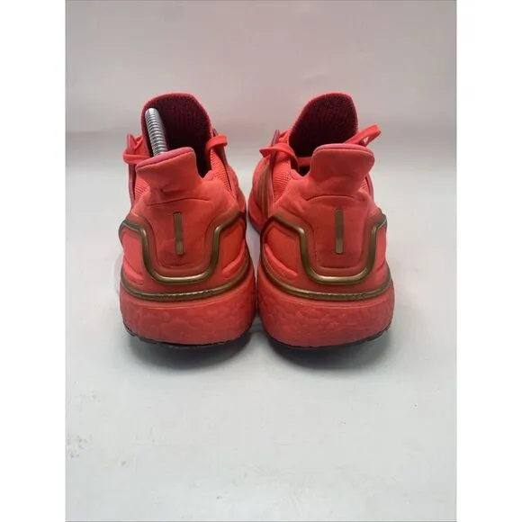 Adidas UltraBoost 20 Women Sz 10 Signal Orange Athletic Road Running Shoes 3674