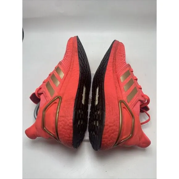 Adidas UltraBoost 20 Women Sz 10 Signal Orange Athletic Road Running Shoes 3674