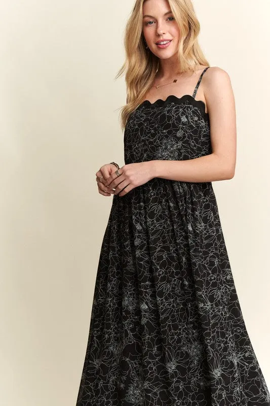 ADORA Spring Mistress Dress- Black