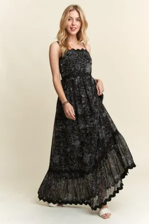 ADORA Spring Mistress Dress- Black