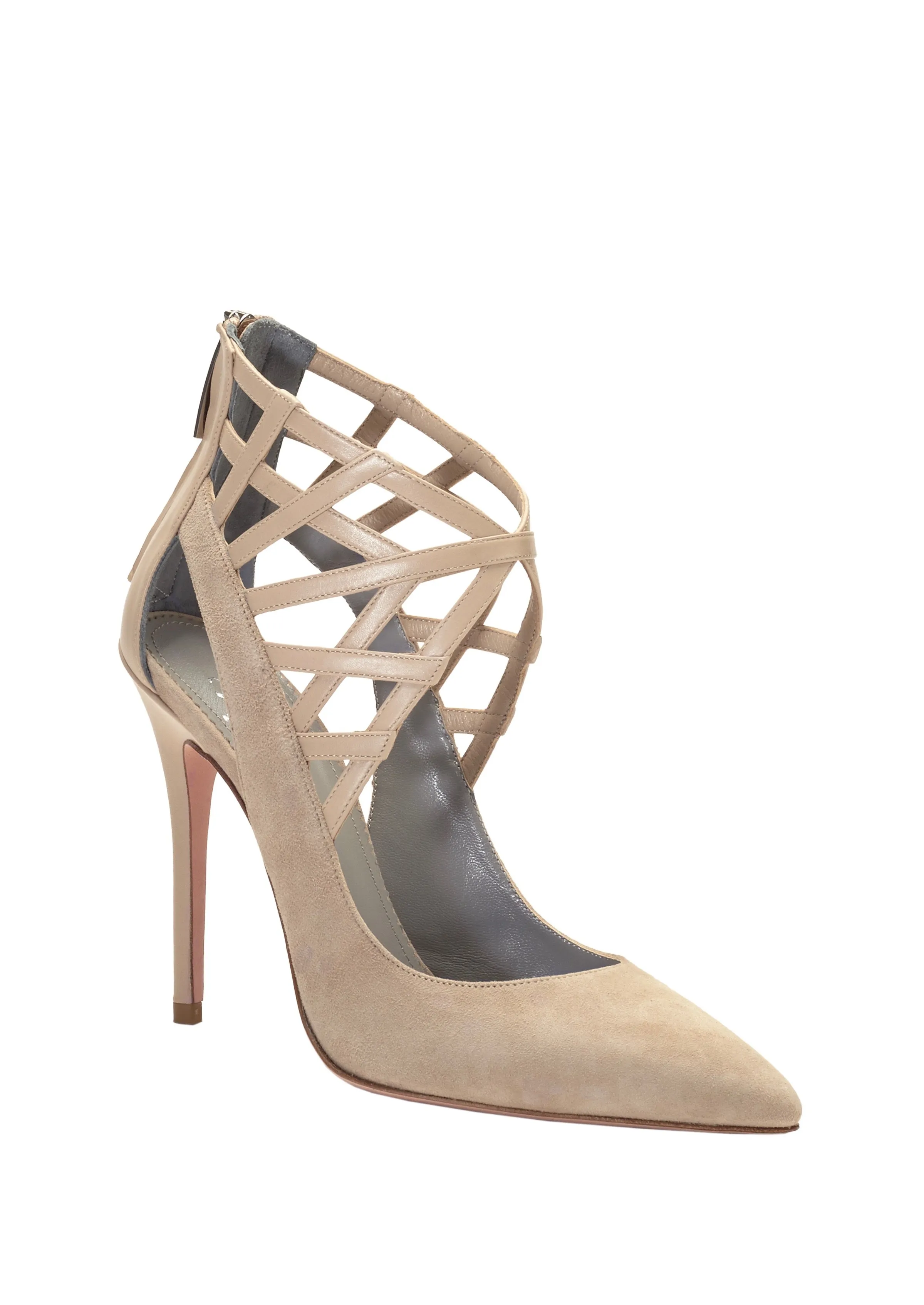 ALANA CREAM SUEDE PUMPS