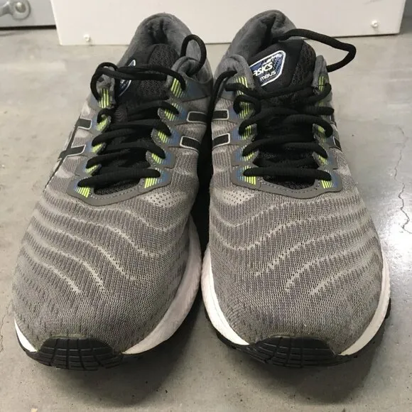Asics Mens Gel Nimbus 22 size 14 Gray Running Shoes Sneakers Style 1011A680