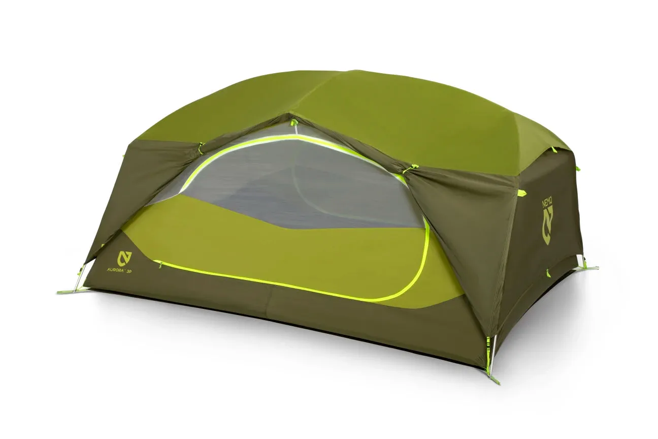 Aurora 3P Backpacking Tent & Footprint - Nova
