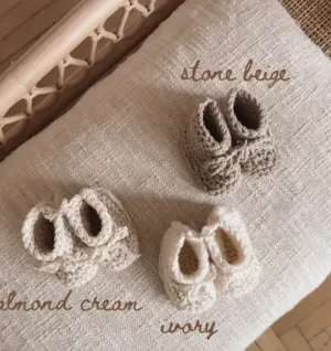 Baby Booties / Hand Knitted