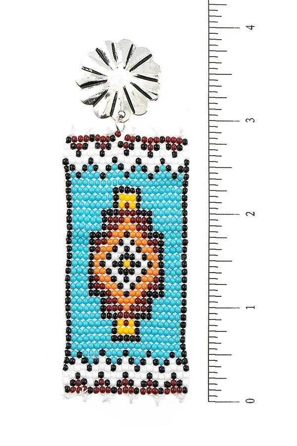 Beaded Dangle Earrings