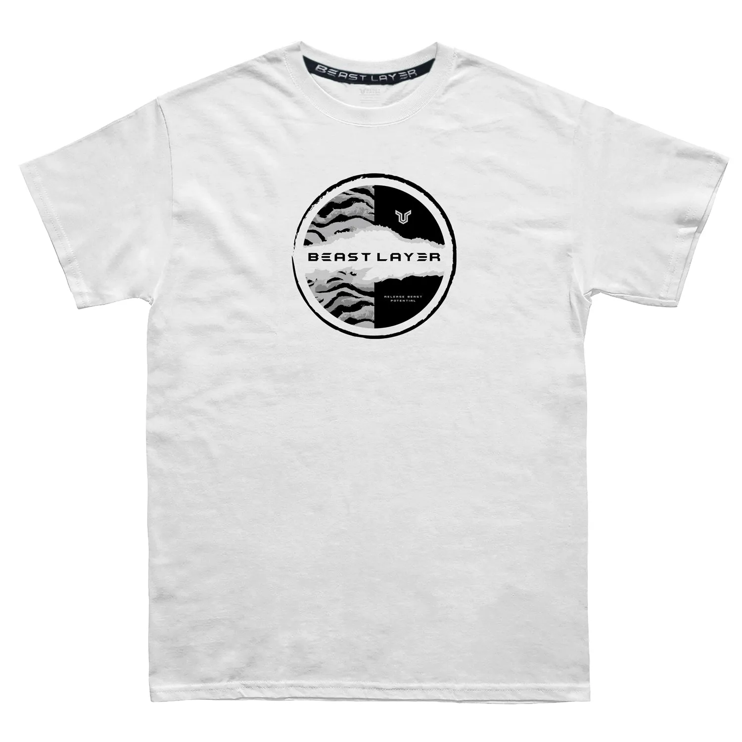 Beast Mountain and Sea Tee - White