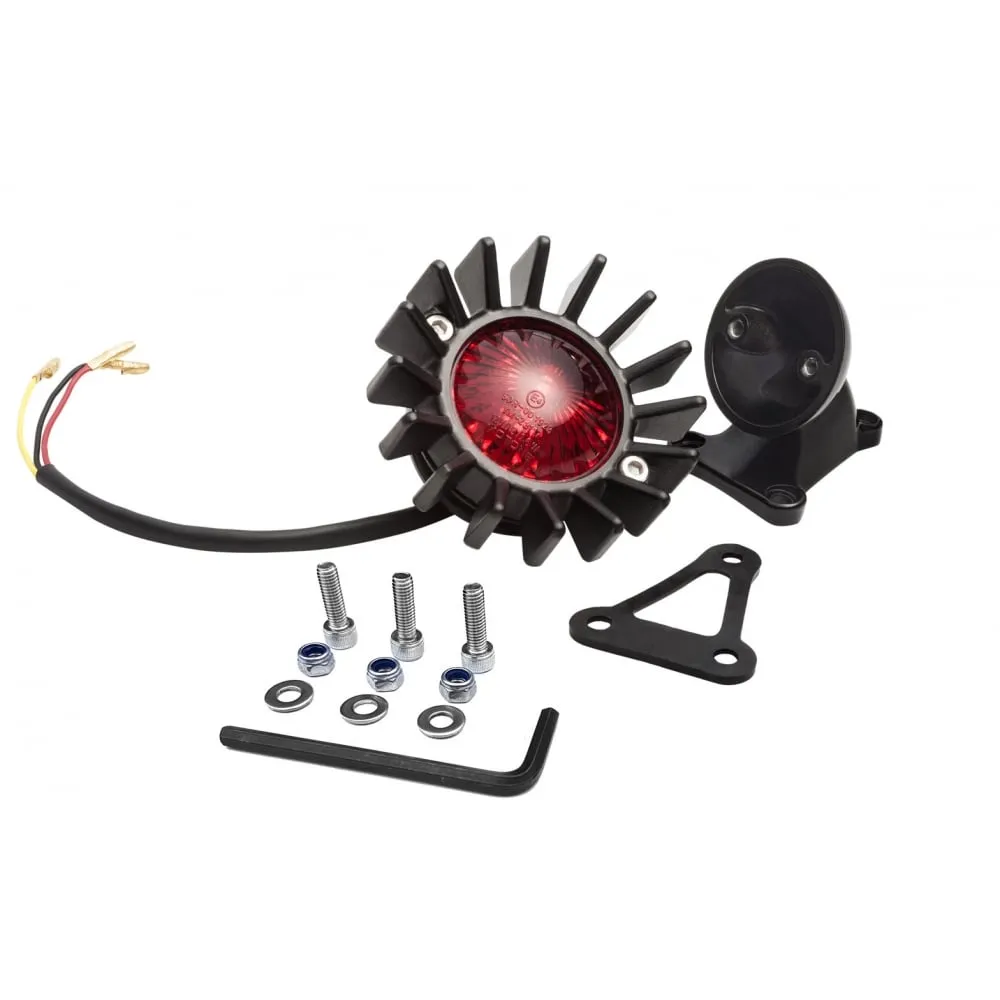 BIG FIN TAIL LIGHT - LED - BLACK
