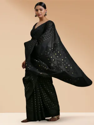 Black & Gold Dhakai Handloom Saree