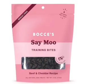 Bocce Bakery - 6oz Training Bites - Say Moo - Beef and Cheddar