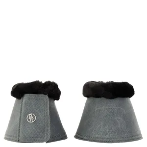 BR Majestic Djoy Dark slate faux fur overreach boots