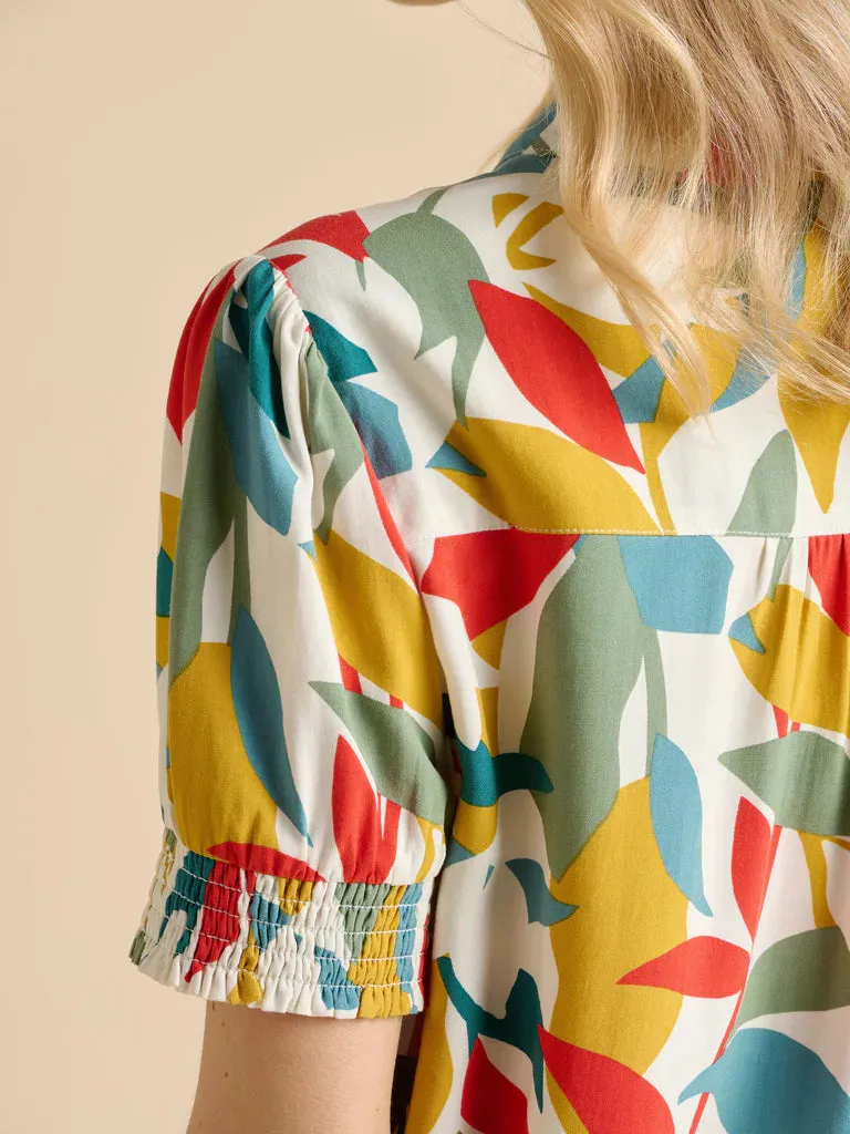 Brakeburn Falling Leaves Blouse Multi