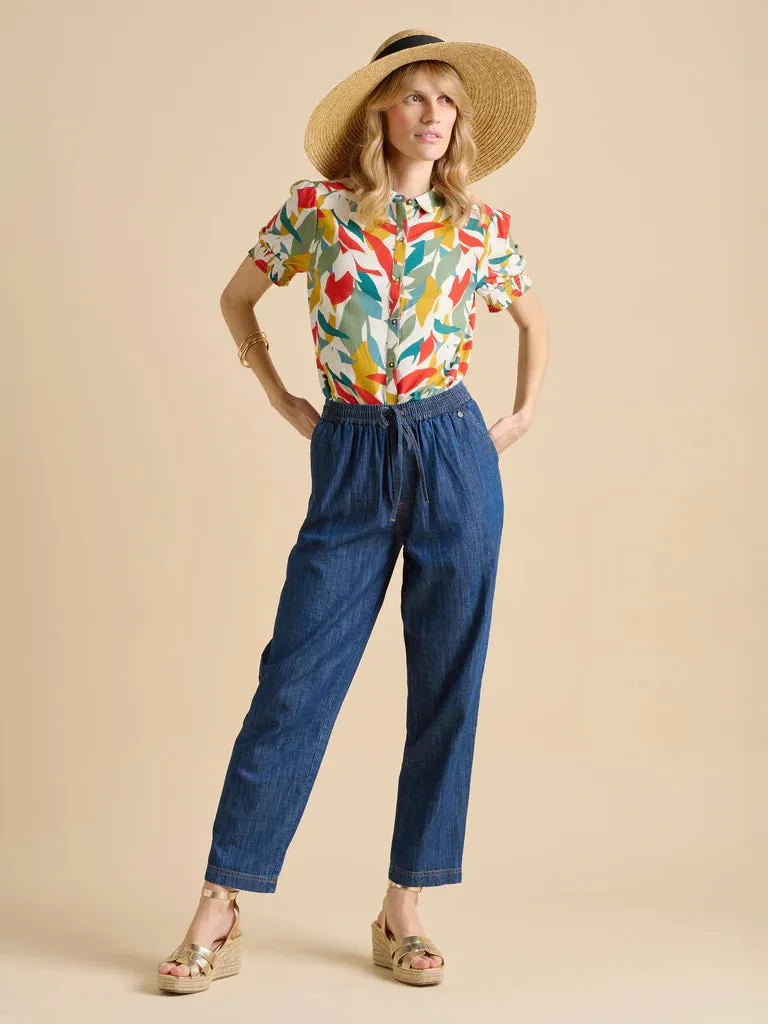 Brakeburn Falling Leaves Blouse Multi