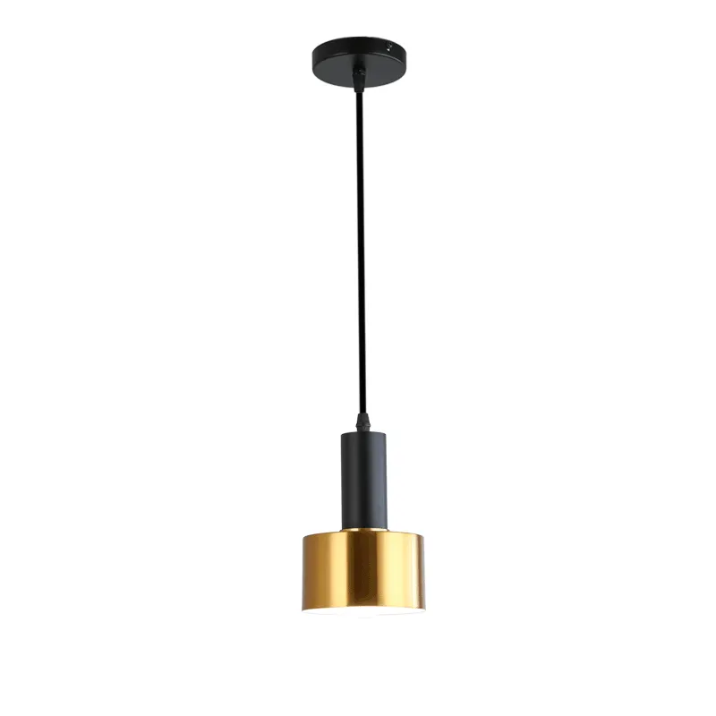Brass Cylinder Pendant Light