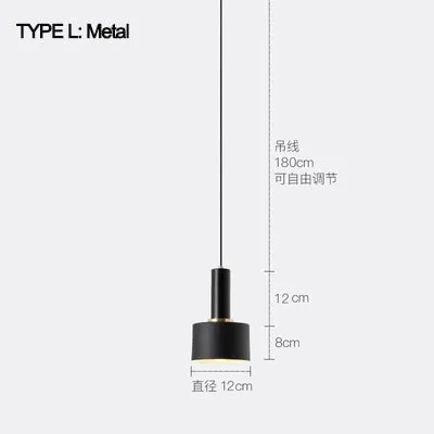 Brass Cylinder Pendant Light