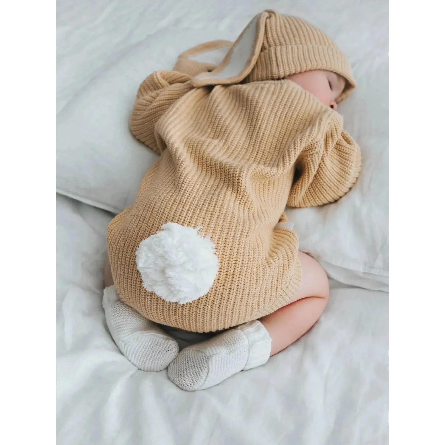 Bubble Romper - Easter Sand Fleck