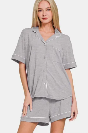 Button  Down Lounge Set
