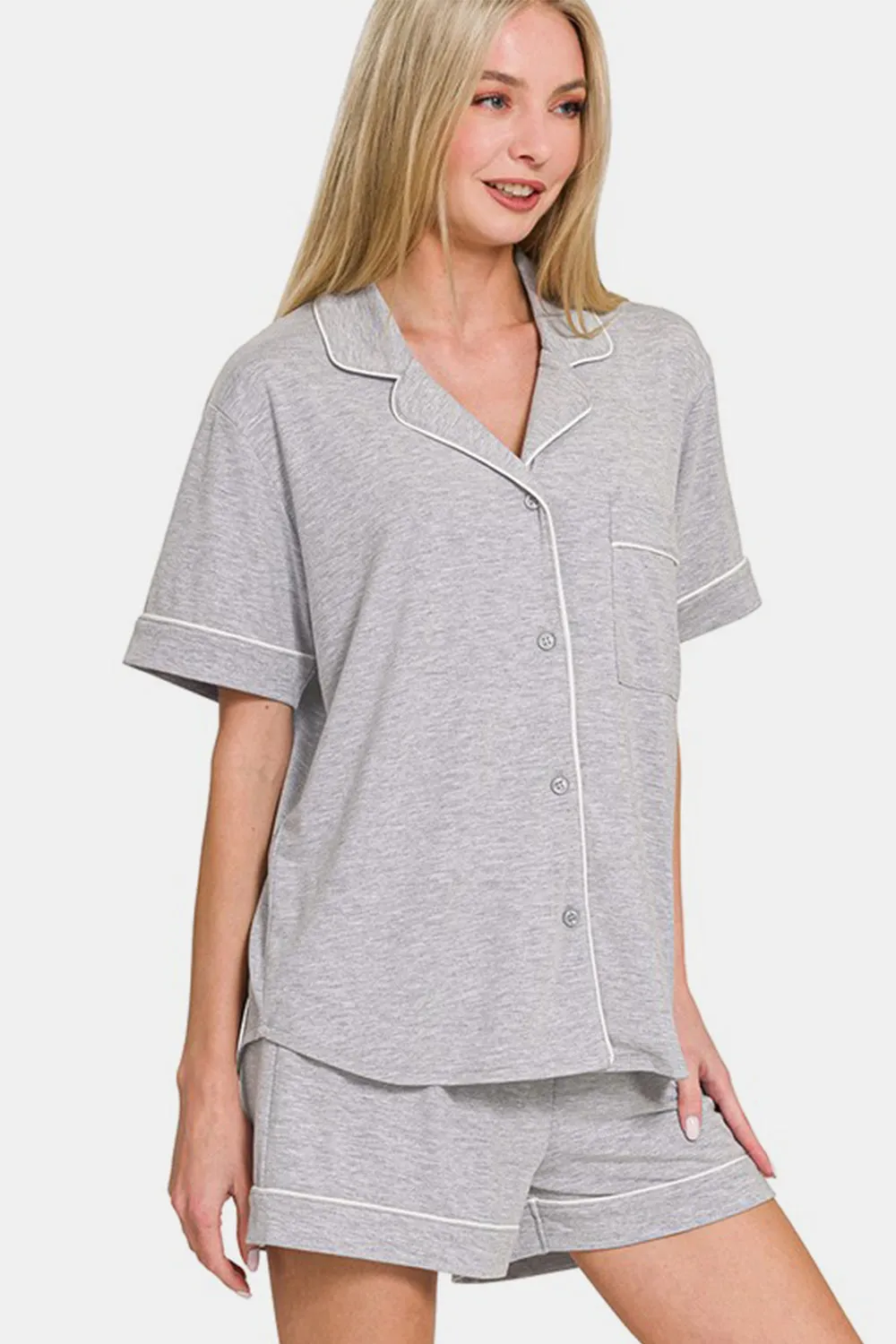 Button  Down Lounge Set
