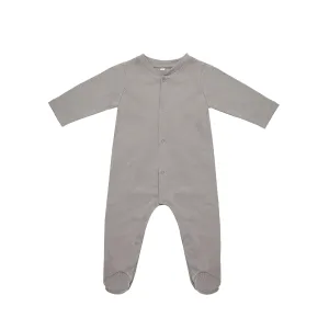 Callie Organic Cotton Jersey Babysuit (Stone)