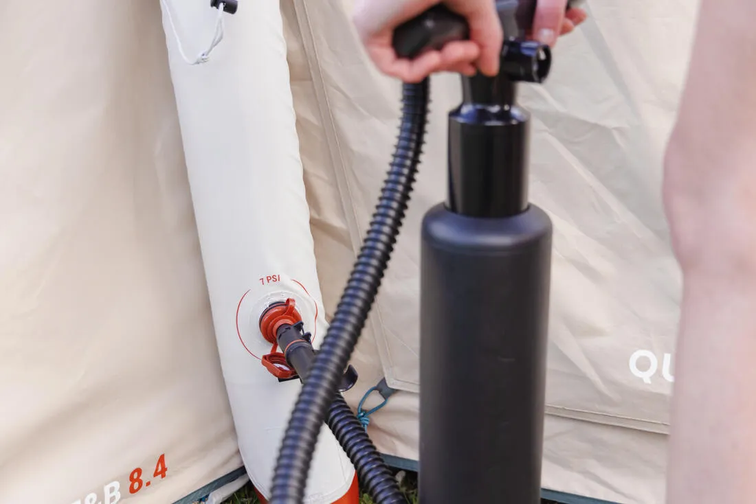 CAMPING HAND PUMP - ULTIM COMFORT 10 PSI - RECOMMENDED FOR INFLATABLE TENT