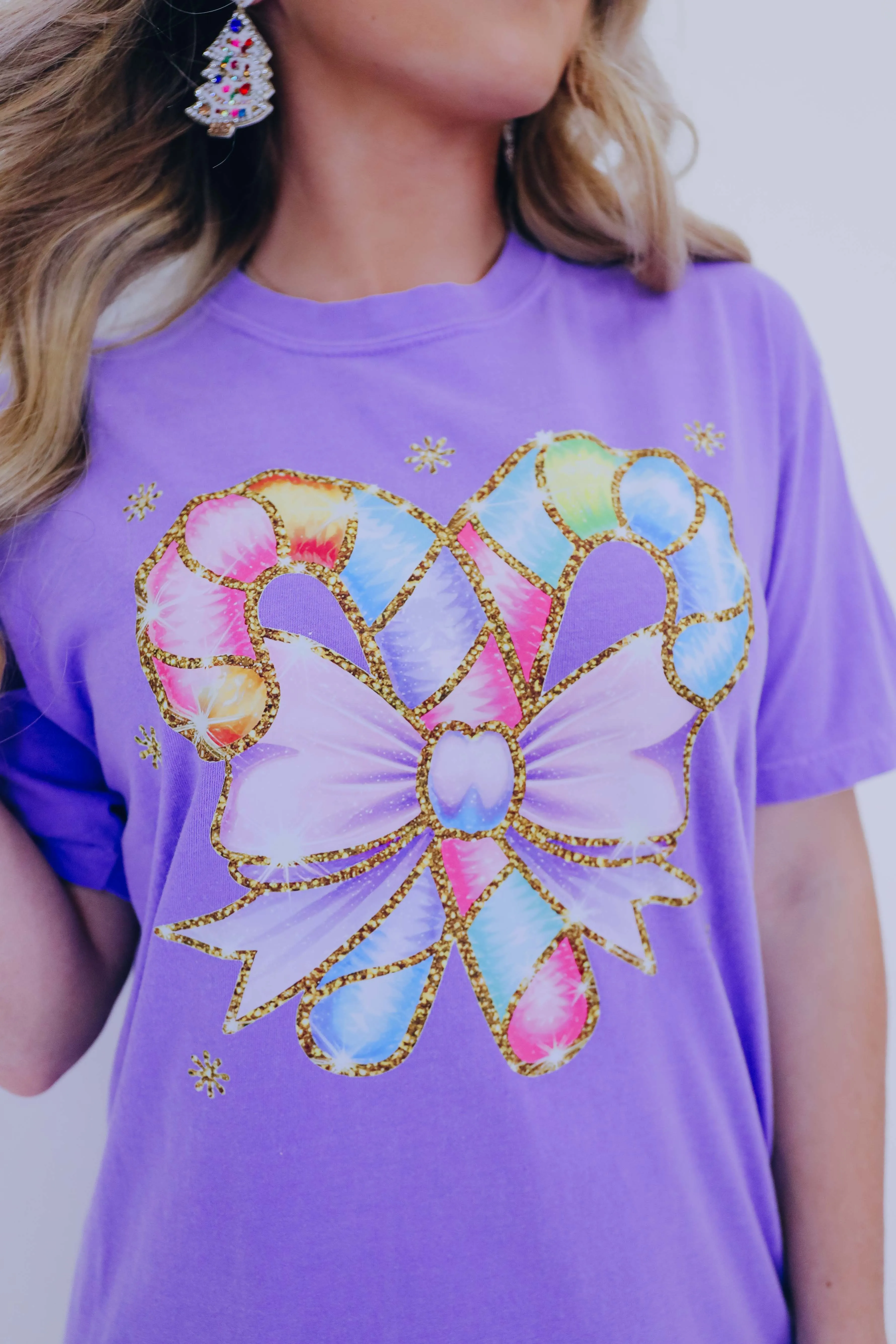 Candy Cane Comfort Colors Graphic Tee S-2X