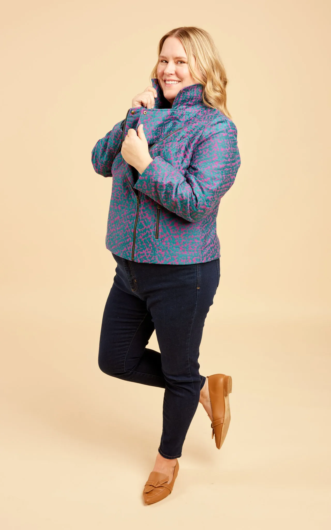 Canton Moto Jacket 12-32 printed pattern: Wholesale