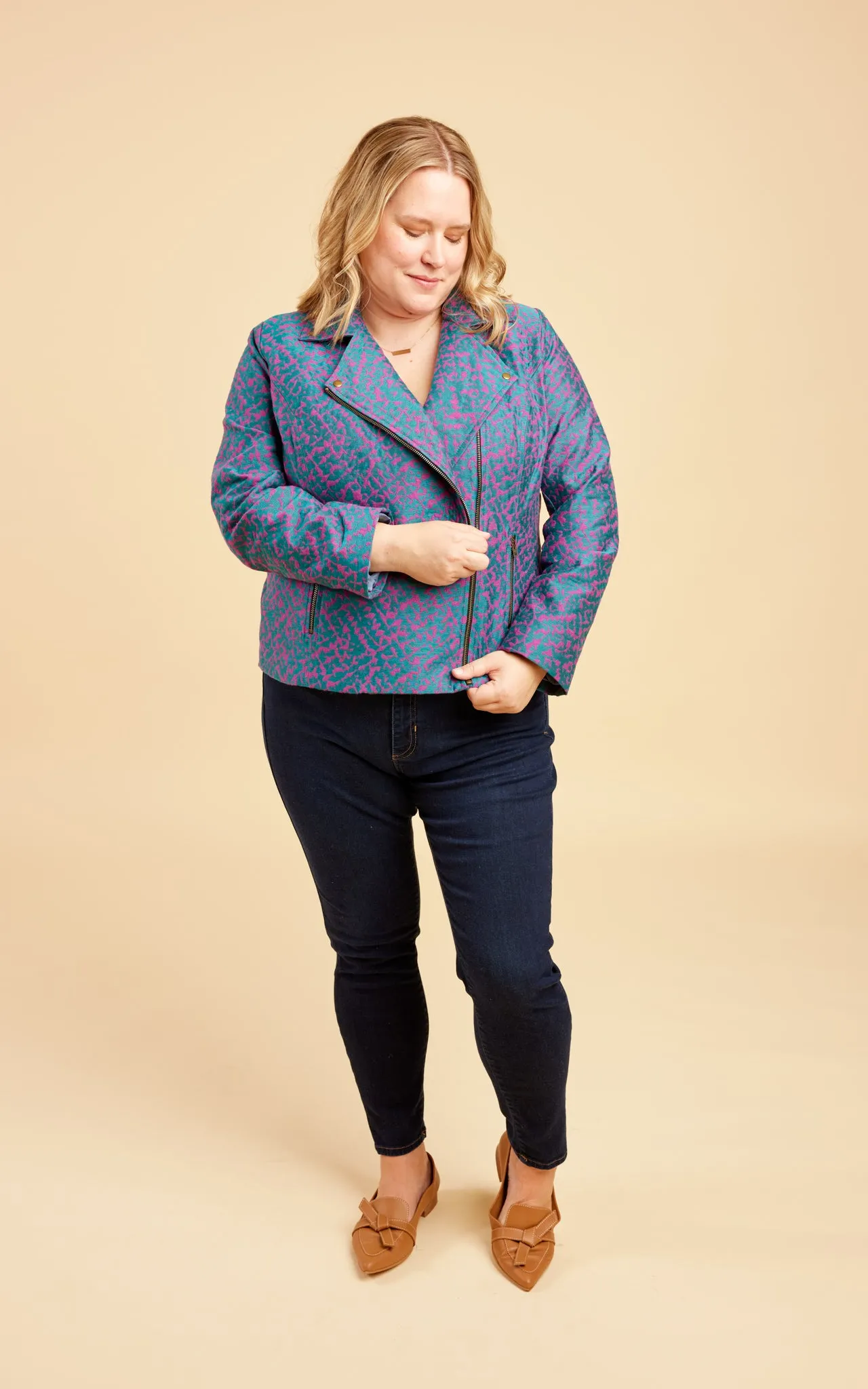 Canton Moto Jacket 12-32 printed pattern: Wholesale