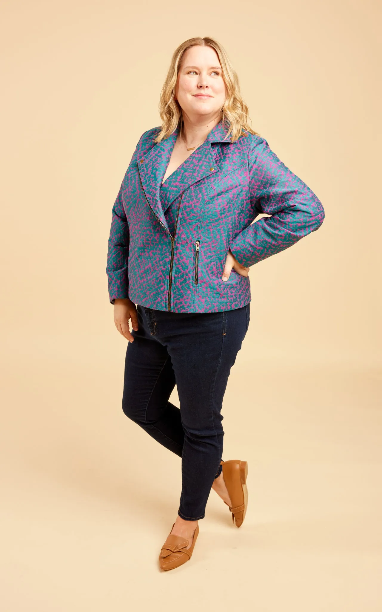 Canton Moto Jacket 12-32 printed pattern: Wholesale