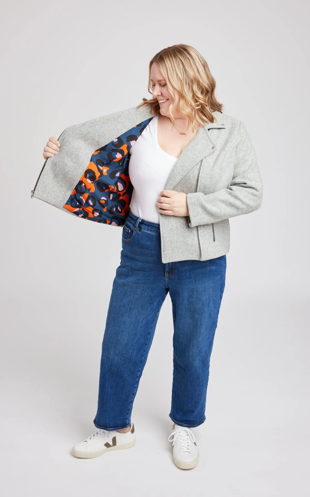 Canton Moto Jacket 12-32 printed pattern: Wholesale