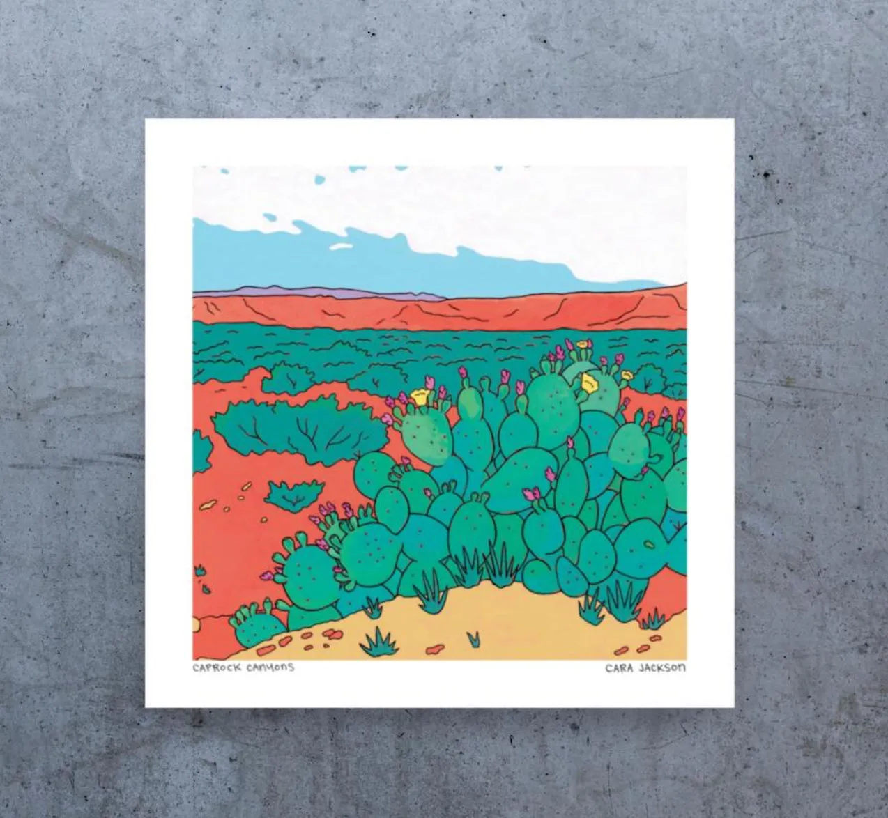 Caprock Canyon Print